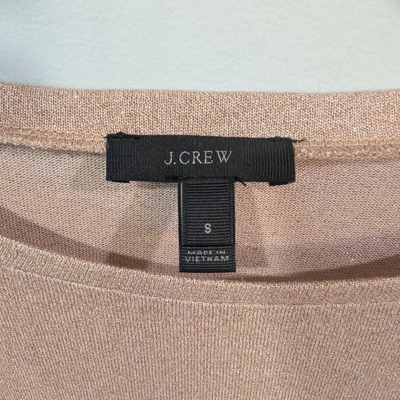 J. Crew Pink Bell Sleeve Ruffled Top - Picture 4 of 8